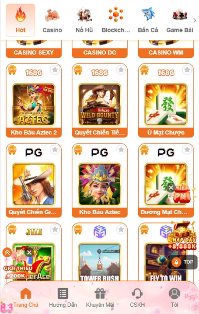 Cung cấp đa dạng sản phẩm cho phép bạn thỏa sức giải trí